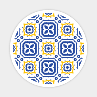 Azulejo #18- vector Portuguese Moorish pattern Magnet